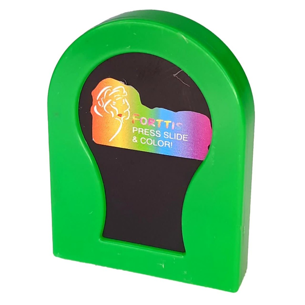 تصویر گچ مو سکه ای سبز 